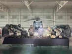 Hallan camionetas abandonadas con arsenal en Nuevo León
