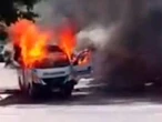 Incendian tres vehículos de transporte público en Chilpancingo
