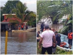 Fuertes lluvias desbordan ríos y dejan 'bajo el agua' a Álamo, Veracruz