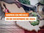 Sismo hoy 25 diciembre 2024 México. Últimas noticias temblores, microsismos