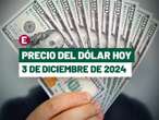 ¡Peso se recupera y avanza! Precio del dólar hoy 3 de diciembre de 2024