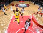 LeBron James y Lakers propinan paliza a Wizards