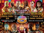 Las carteleras del Día de Muertos en el CMLL