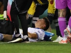 Huescas salió lesionado en juego de la Champions League