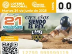 Lotería Nacional: Resultados del Sorteo Mayor 3976 del 24 de junio de 2025