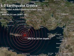 Fuerte sismo de 6.1 sacude Grecia
