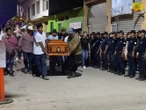 Entre música de huapango y banda, sepultan a alcalde de Pisaflores