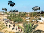 La hambruna en Gaza vista desde el cielo