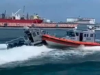 Colisionan dos embarcaciones en prácticas de Semar en Veracruz