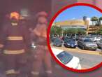 Evacuan a mil 200 personas por incendio en plaza comercial en Monterrey | VIDEO