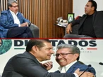 Recibe Ricardo Monreal gobernadores Puebla Chiapas