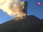 ¡Popocatépetl le sube al tremor! Registra más de 8 horas y sigue arrojando ceniza