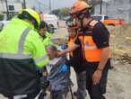 Abuelito con discapacidad visual cae en obra inconclusa 