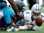 Panthers desnuda a la pobre defensiva de Cowboys en la NFL