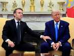 Macron espera haber 'convencido' a Trump de librar a la UE de los aranceles