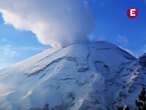 ¡Popocatépetl se pinta de blanco! Registra más de 50 exhalaciones