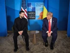Trump y Zelenski exploran alto el fuego y defensa aérea en cumbre OTAN