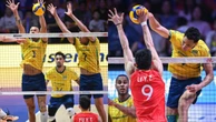 Brasil vira, vence China e se classifica às semifinais da Liga das Nações de Vôlei