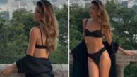 Camila Queiroz revela bastidores de ensaio fotográfico de lingerie no Rio de Janeiro