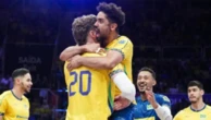 Brasil faz seu melhor jogo na Liga das Nações de vôlei e tira invencibilidade da Eslovênia