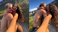 Marina Sena e Juliano Floss aproveitam o Dia dos Namorados em viagem romântica