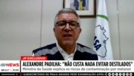‘Não custa nada evitar destilados nesse momento’, recomenda o ministro da Saúde