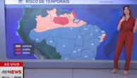 Região Nordeste tem risco para temporais nesta segunda-feira