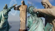 Cristo Redentor e Estátua da Liberdade lutam em vídeo publicado pelo Irã contra os EUA