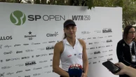 Luiza Fullana cai em estreia na quadra central do SP Open, mas mostra otimismo com a competição