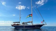 Barco com ativistas e ajuda humanitária está a 48 horas da Faixa de Gaza