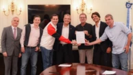Flamengo e Prefeitura do Rio firmam compromisso e clube mantém terreno de futuro estádio no Gasômetro