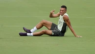 Mbappé treina e presidente do Real Madrid acompanha preparação para jogo contra a Juventus