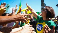 Michelle Bolsonaro participa de manifestação em Belém e sobe o tom contra Lula: ‘Cachaceiro sem-vergonha’