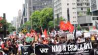 Manifestantes pedem fim da escala de trabalho 6×1 em protestos pelo Brasil