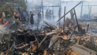 Mais de 15 moradias são atingidas por incêndio em Cubatão (SP)