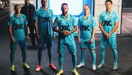 Santos homenageia Neymar com lançamento de camisa azul-turquesa