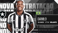 Danilo, ex-Palmeiras, deixa a Inglaterra e é anunciado como novo reforço do Botafogo