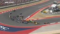 Verstappen domina e vence a sprint do GP dos EUA; Piastri e Norris batem e abandonam