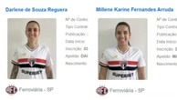CBF vaza novos reforços do São Paulo Feminino antes do anúncio oficial