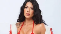 Namorada de Belo brilha em ensaio sensual e lança linha de biquínis