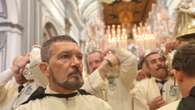 De Eugenia Martínez de Irujo a Antonio Banderas: Los famosos salen a la calle en una Semana Santa marcada por las lluvias