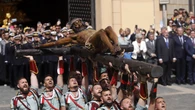 Por qué los militares llevan al Cristo de la Buena Muerte en Málaga
