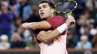 Alcaraz - Cerúndolo hoy: horario y dónde ver on line TV los cuartos de final de Indian Wells