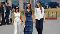 La Infanta Sofía apuesta por la sencillez con un look minimalista para apoyar a su hermana