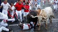 Encierros San Fermín: Los peligrosos Cebada Gago rompen su maldición a golpe de milagro (parte de heridos)