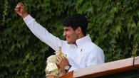 Carlos Alcaraz: "Espero poder ganar muchas veces Wimbledon, tendré que practicar el baile»