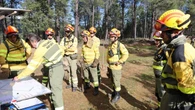 Cáceres: la evolución desfavorable del fuego en Jarilla obliga a confinar Segura de Toro