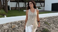 Marta Lozano tiene el pantalón bombacho blanco que es tendencia este verano