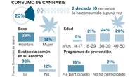 Descubren como determinar el riesgo de esquizofrenia en consumidores de cannabis