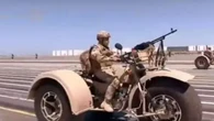 Libia exhibe para sus Fuerzas Armadas un "triciclo asesino"